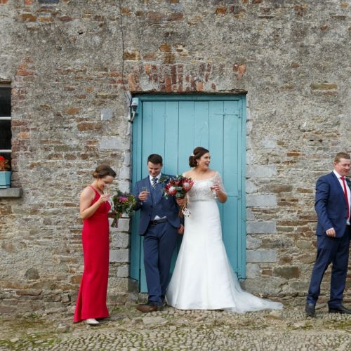 Bridal Party Courtyard at Longueville House