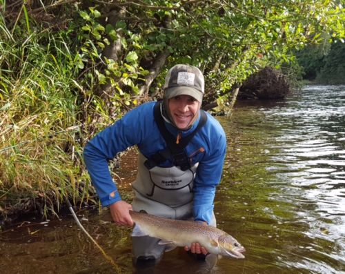 Salmon caught on-site