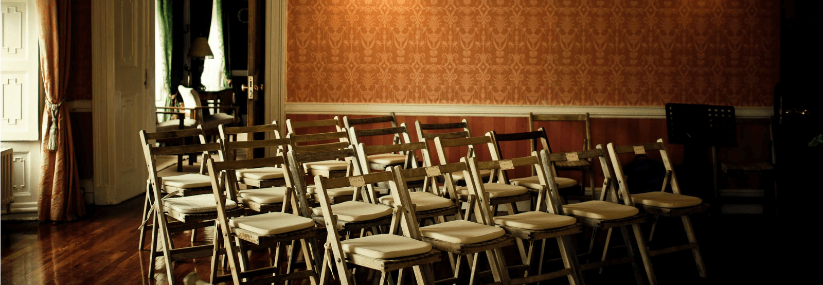 Indoor Wedding Ceremony Seating