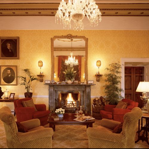 Longueville House Log Fire